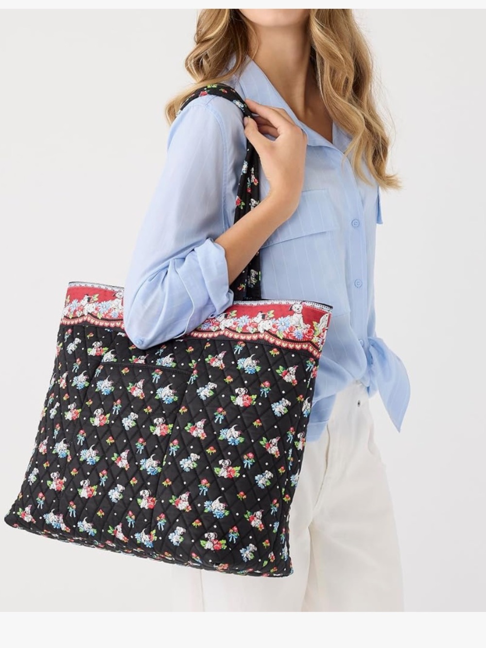 Vera Bradley Disney 101 Dalmations Original Zip Tote, NWT - Picture 3 of 10